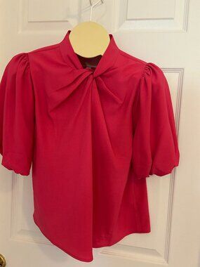 Pink Loft short sleeve blouse